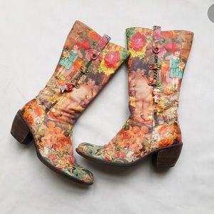 *** Vintage Michal Negrin Cowboy Boots ***